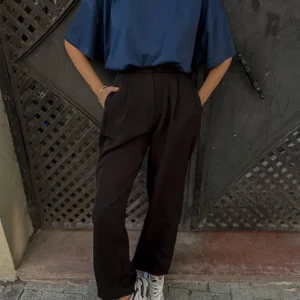 moteriškos klasikinės kelnės Ivel – stilingos kelnės iš Liugre.lt