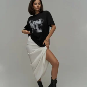 moteriški marškinėliai Mai – stilingi marškinėliai iš Liugre.lt