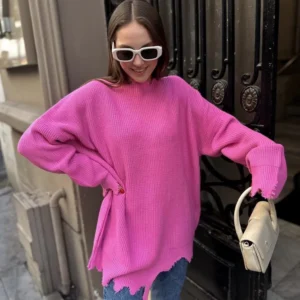 moteriškas megztinis Street – stilingas megztinis iš Liugre.lt