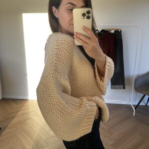 Megztinis "Cloud" beige